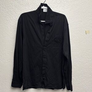 Vetements Black Dress Shirt
